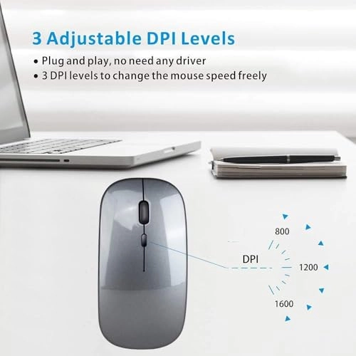 Wireless Mouse - Bluetooth & 2.4G