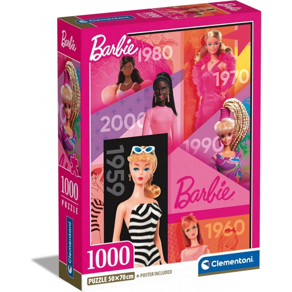 Barbie 65Yrs Poster Puzzle (39806) - 1000 pcs