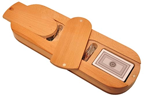 Continuous 4 Track Cribbage Board - Blood Wood Maple Wood