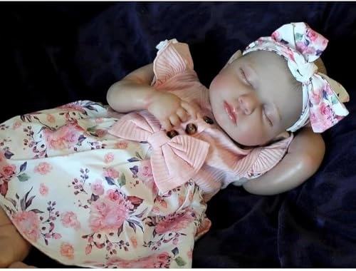 Loulou Reborn Baby Doll - 20 inch Full Body Vinyl Girl Ages 3+