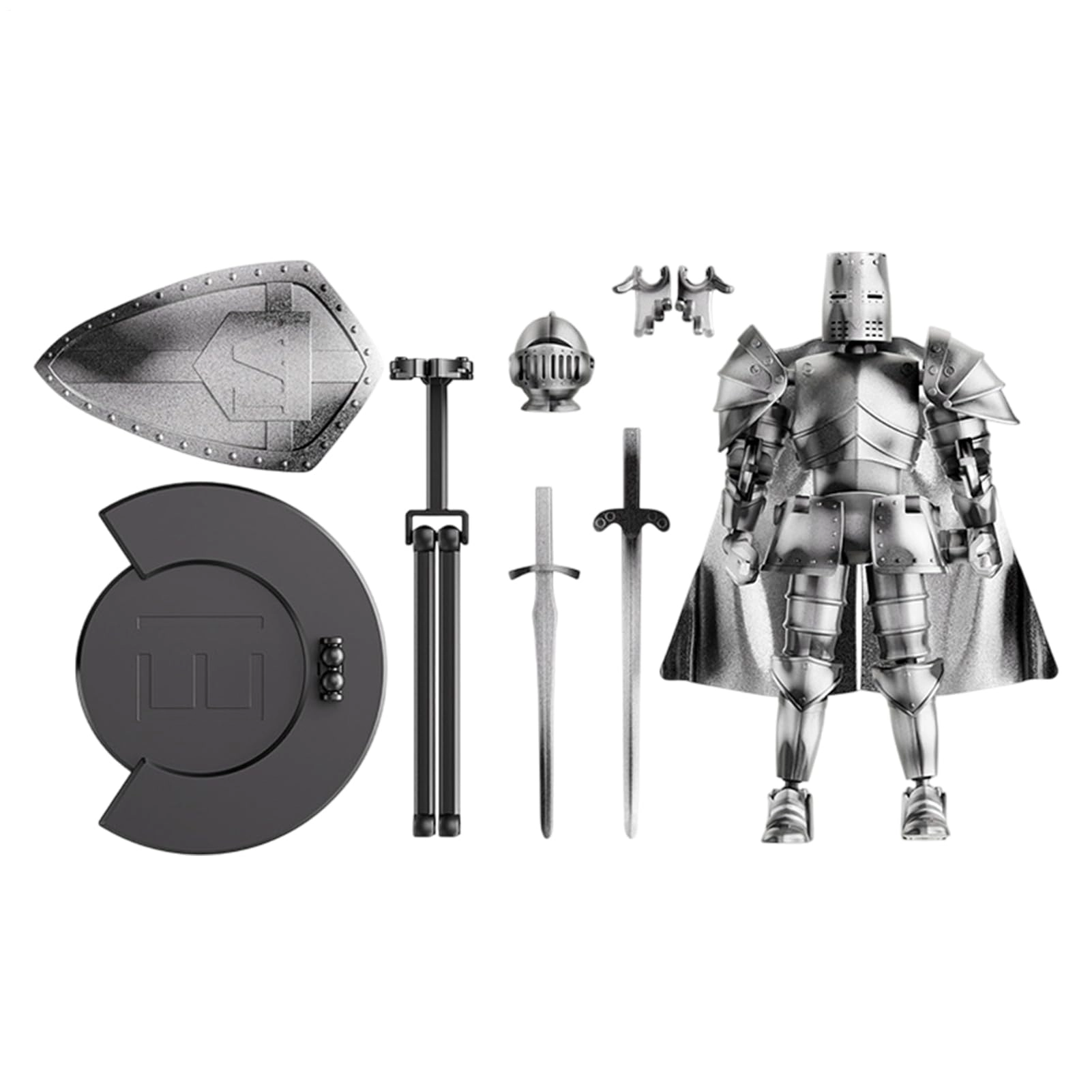 duvcoywae Medieval Knight Action Figure - 144 yr(s) Medieval Knight 1 piece