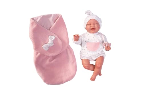 Lluna Reborn Baby Doll - 33cm Vinyl 705g Ages 3+