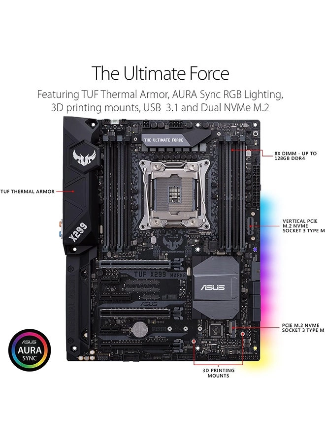 TUF X299 MARK 2 - LGA 2066 ATX DDR4 4133 MHz