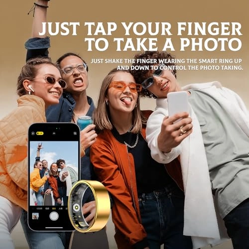 Smart Ring - Health Fitness Tracker 7-Day Battery