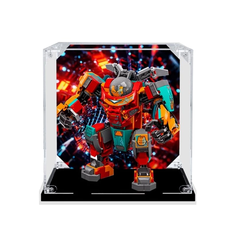 HCAEIOFJ Acrylic Display Case - LegosuperHeroes