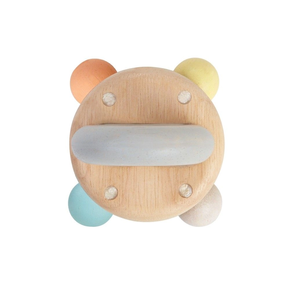 Bell Rattle - 3 + sustainable rubber wood