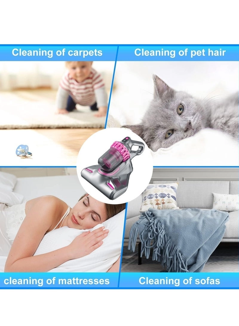 Compact Mattress Vacuum Cleaner - 100W 8000Pa UV Light