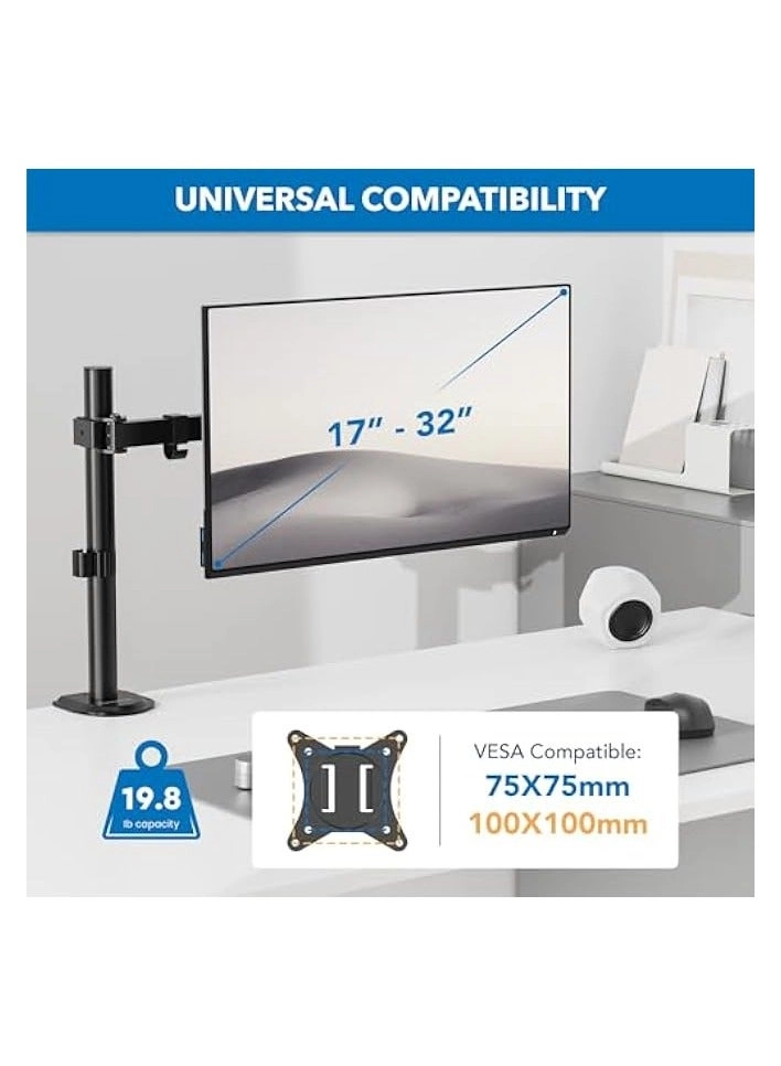Single Monitor Desk Mount - 1 32 Inch