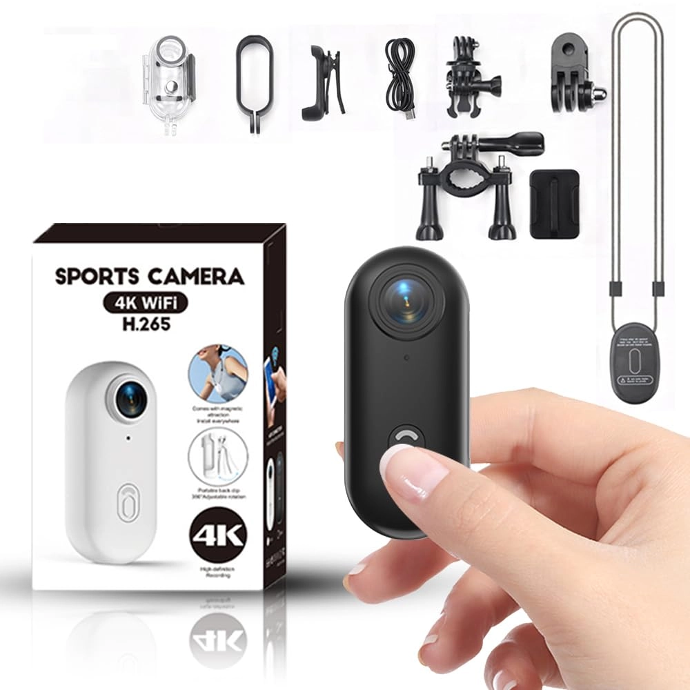 Winnes Mini Sports Camera - 4K 30FPS