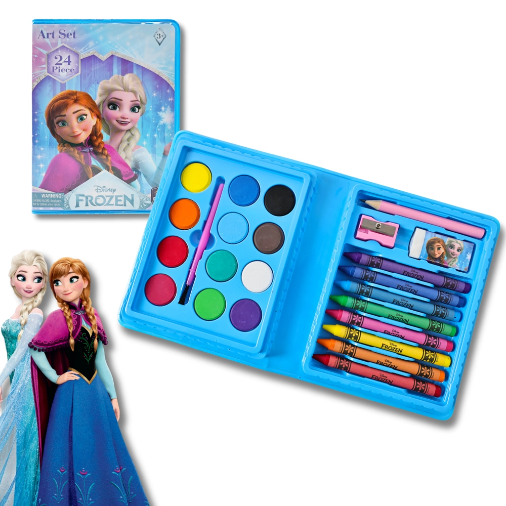 Frozen Art Set - 24pcs 12 Watercolors