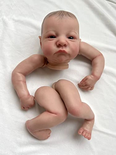 Levi Reborn Baby Doll - 19 Inch 3D Skin Visible Veins Awake & Sleeping