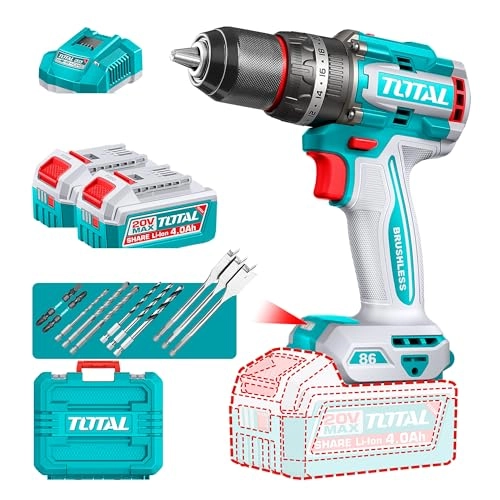 Brushless Cordless Impact Drill - 2x4.0Ah