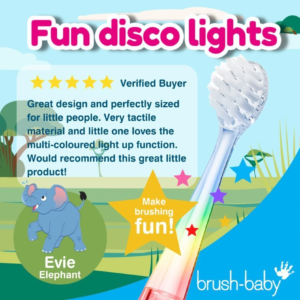Wild Ones Koala Rechargeable Toothbrush - Light Blue