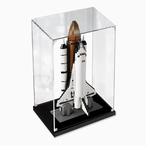 Acrylic Display Case for Lego 10231 Air Space Shuttle - 55 x 30 x 30 cm Transparent