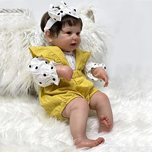 Rebirth Baby Doll - 20 Inch Vinyl Cotton Body Blue Eyes