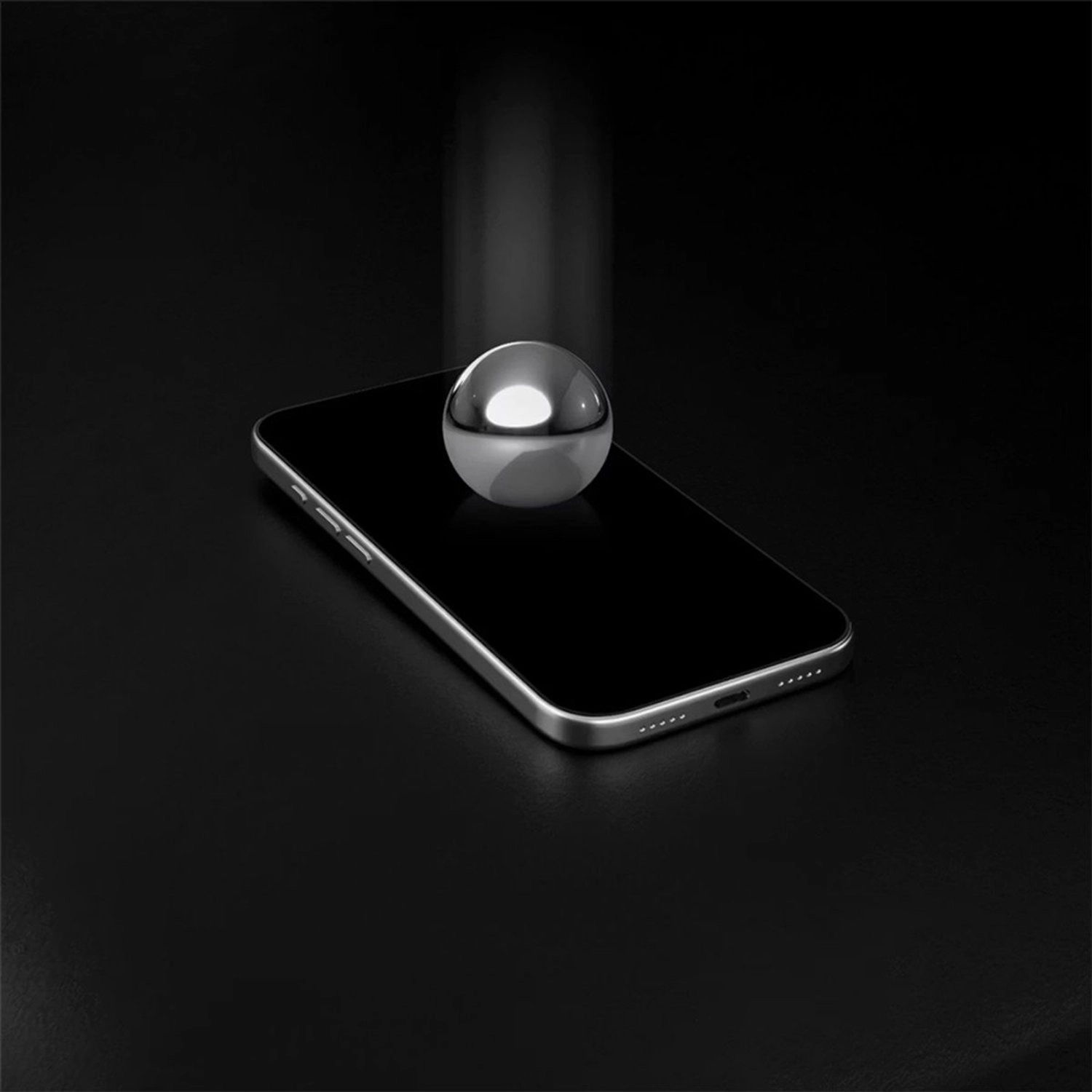 Privacy DiamondLike Carbon Screen Protector for iPhone 17 Pro Max