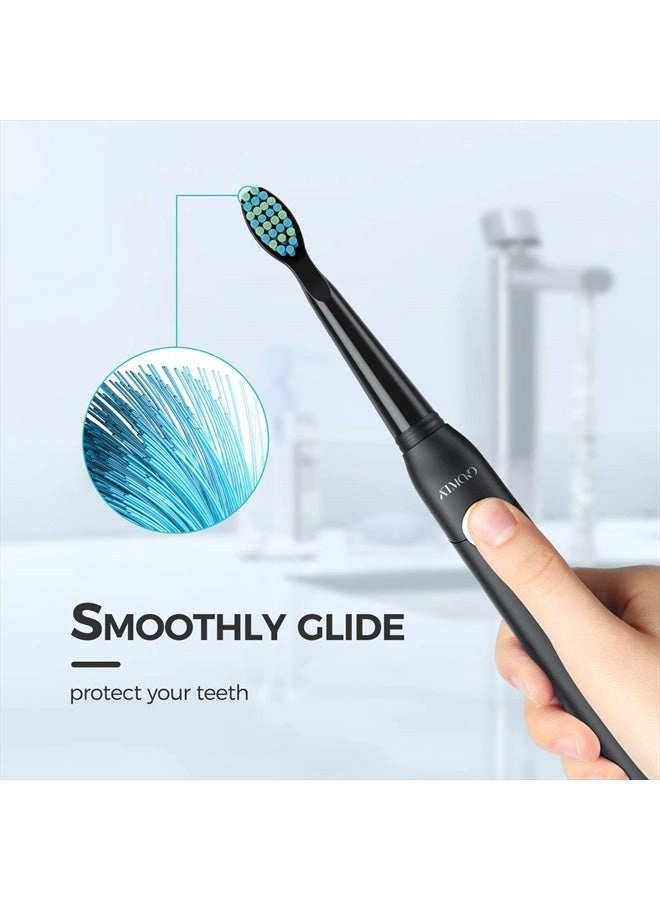 Replacement Brush Heads - Pack of 6 Black