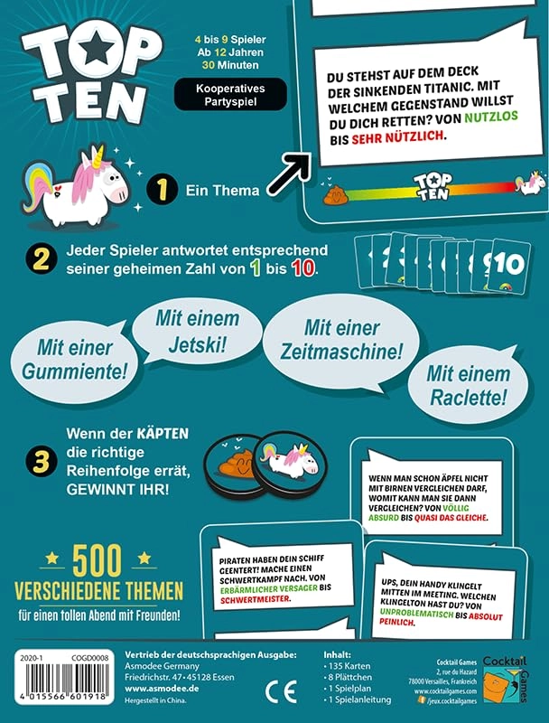 Top Ten - German 12 years and up