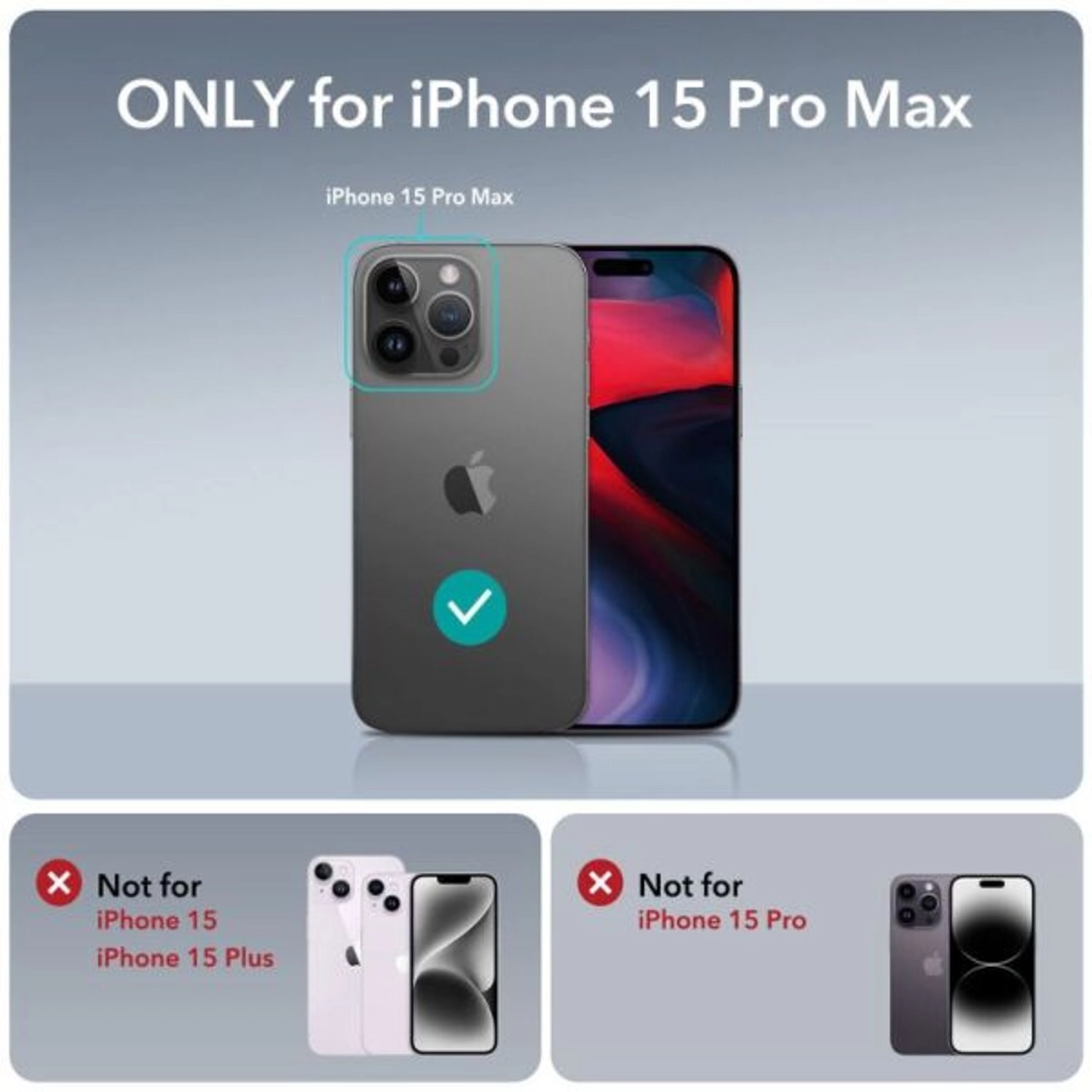 Boost Kickstand Case TPU, Hard Plastic for iPhone 15 Pro