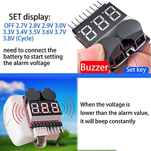 8stest - 1-8s 1-6S Voltage Tester