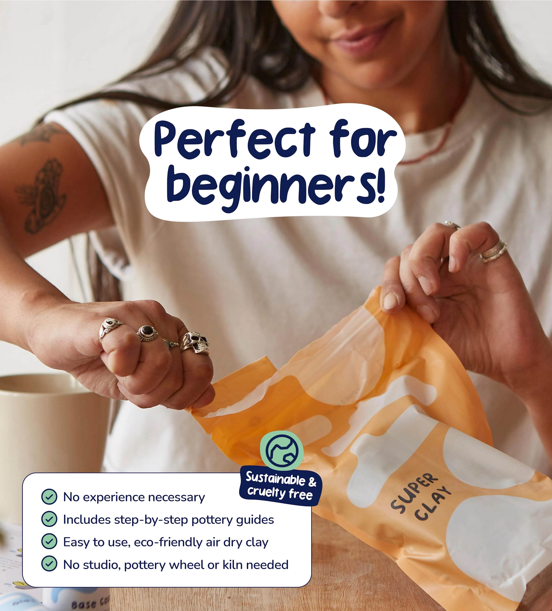 Pottery Kit - Clay 1 Kg