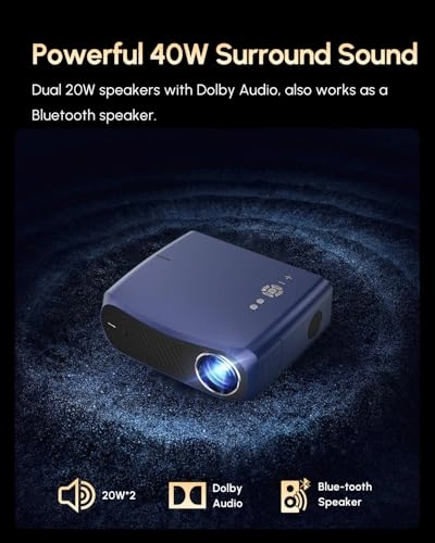 Google TV Projector - 1900 ANSI Lumens 3840 x 2160