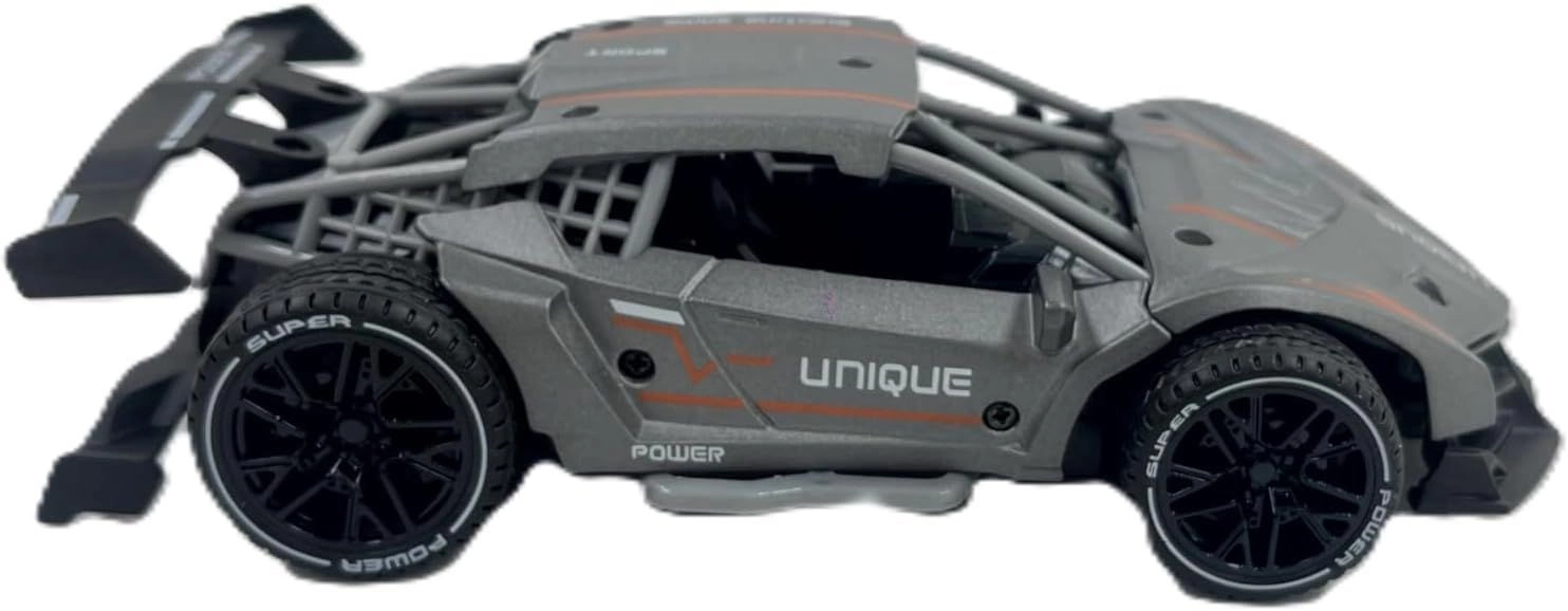 Pull Back Die Cast Car - 1:32 With Sound Gray