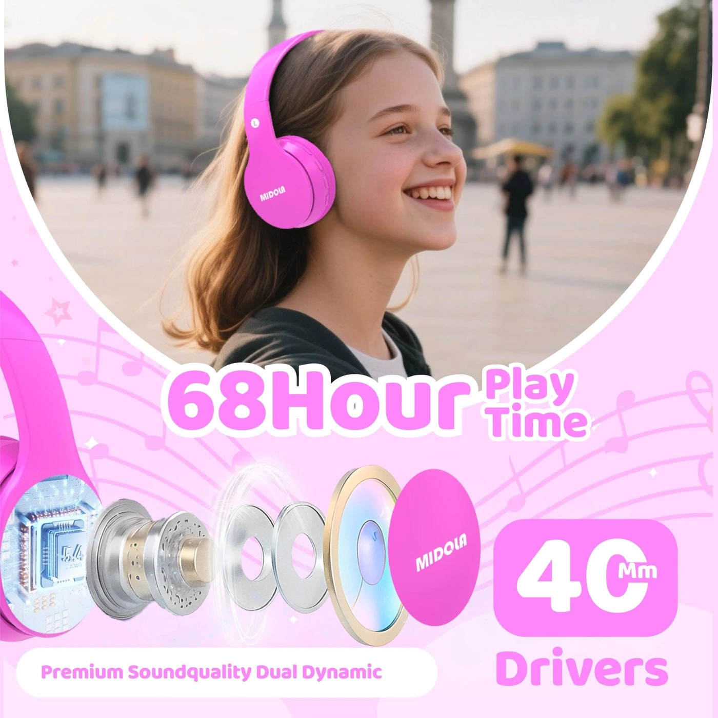 Kids Headphones Wireless Headphone