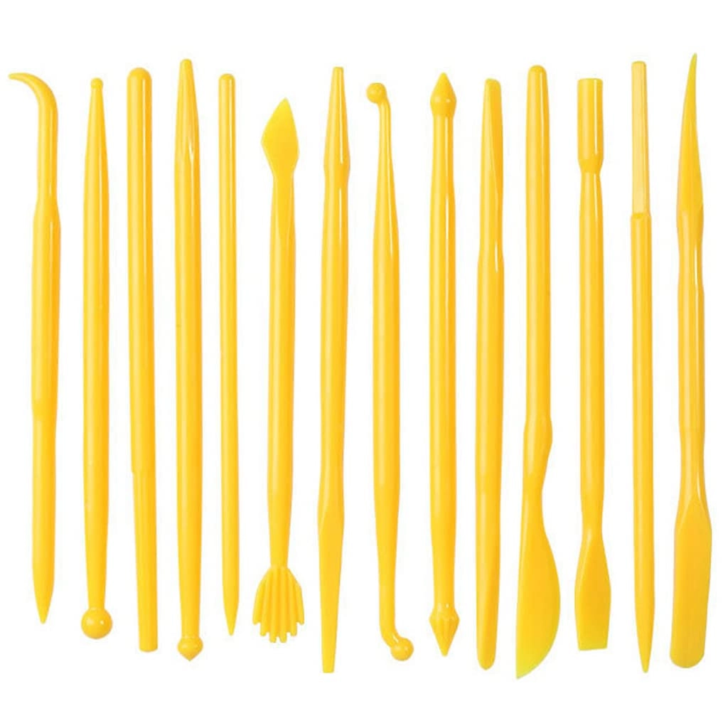 Jepeux Clay Tools - Plastic 14 piece(s)