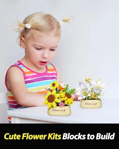 Flower Bouquet Mini Building Blocks - 170 pcs