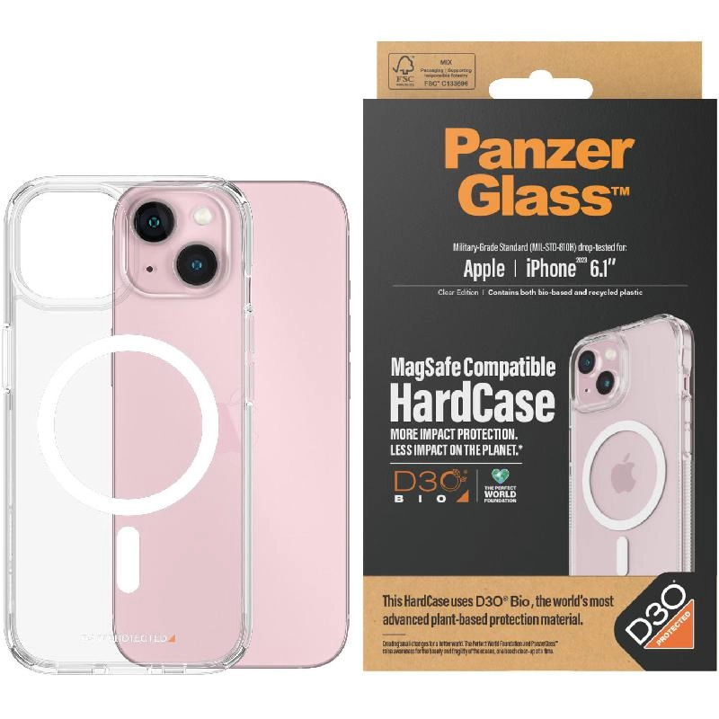 HardCase D3O Back Cover Mobile Case with MagSafe for iPhone 15 Plus