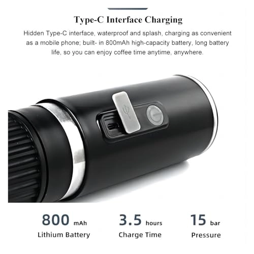 Portable Coffee Maker - 100 Milliliters القهوة المطحونة