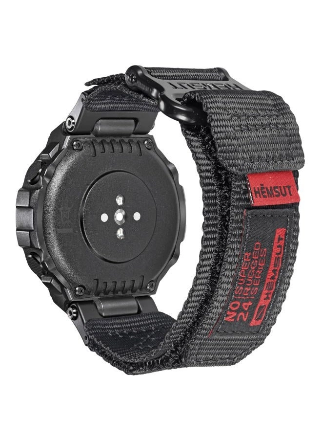 SMITHA Rugged Watch Band for Huami Amazfit T-Rex/T-Rex 2/T-Rex Pro/T-Rex Ultra