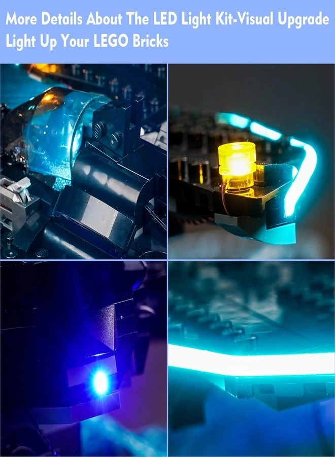 LED Light Kit for LEGO Batwing Batman vs. The Joker 76265