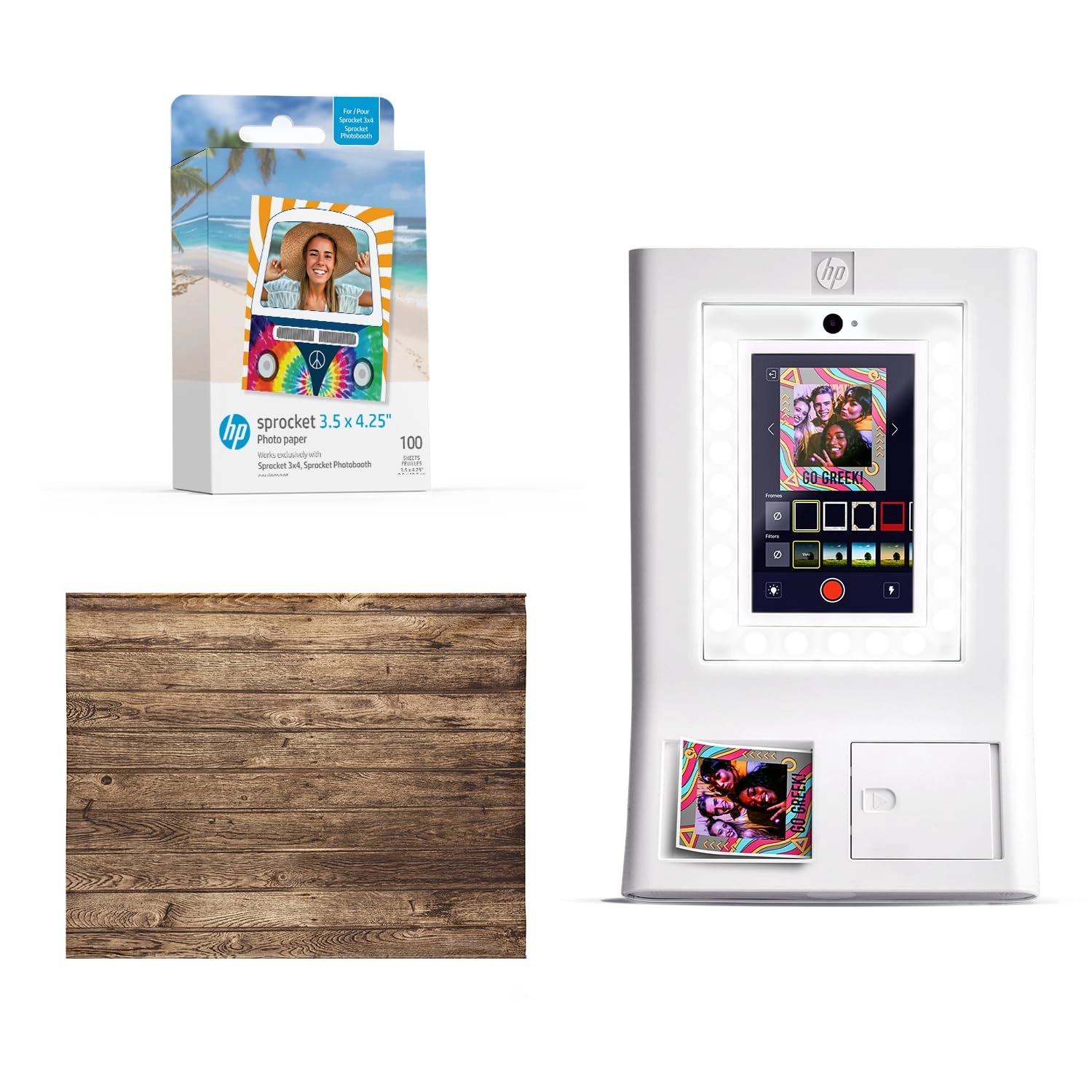 Sprocket Photobooth - 3x4" Sticky-backed 10.1" LCD