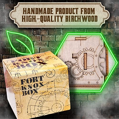 Fort Knox Box - Birch Wood 75 Pieces