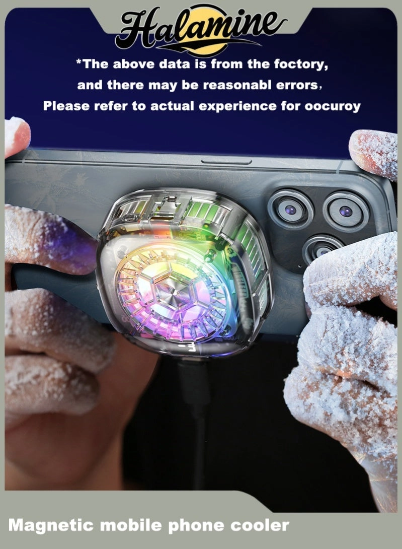 Halamine Phone Cooler - Magnetic Clip Type-C