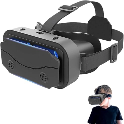 3D Virtual Reality Glasses - Cooling Vents Anti-Glare Lenses 4.7-7.2 Inch