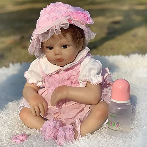 Reborn Baby Doll - 20 Inch Black Eyes
