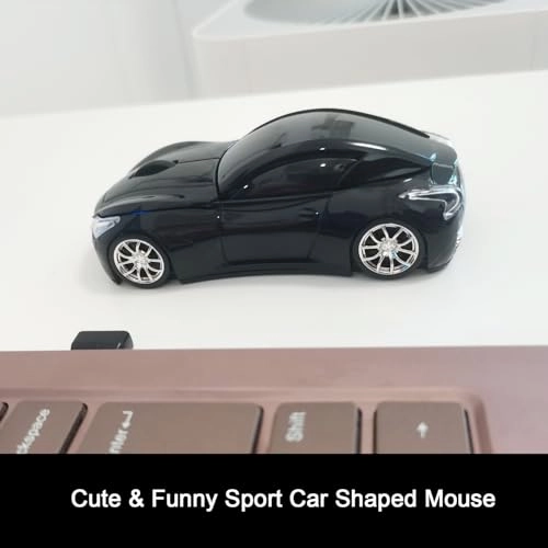 Sport Car Shaped Optical Mouse - Wireless