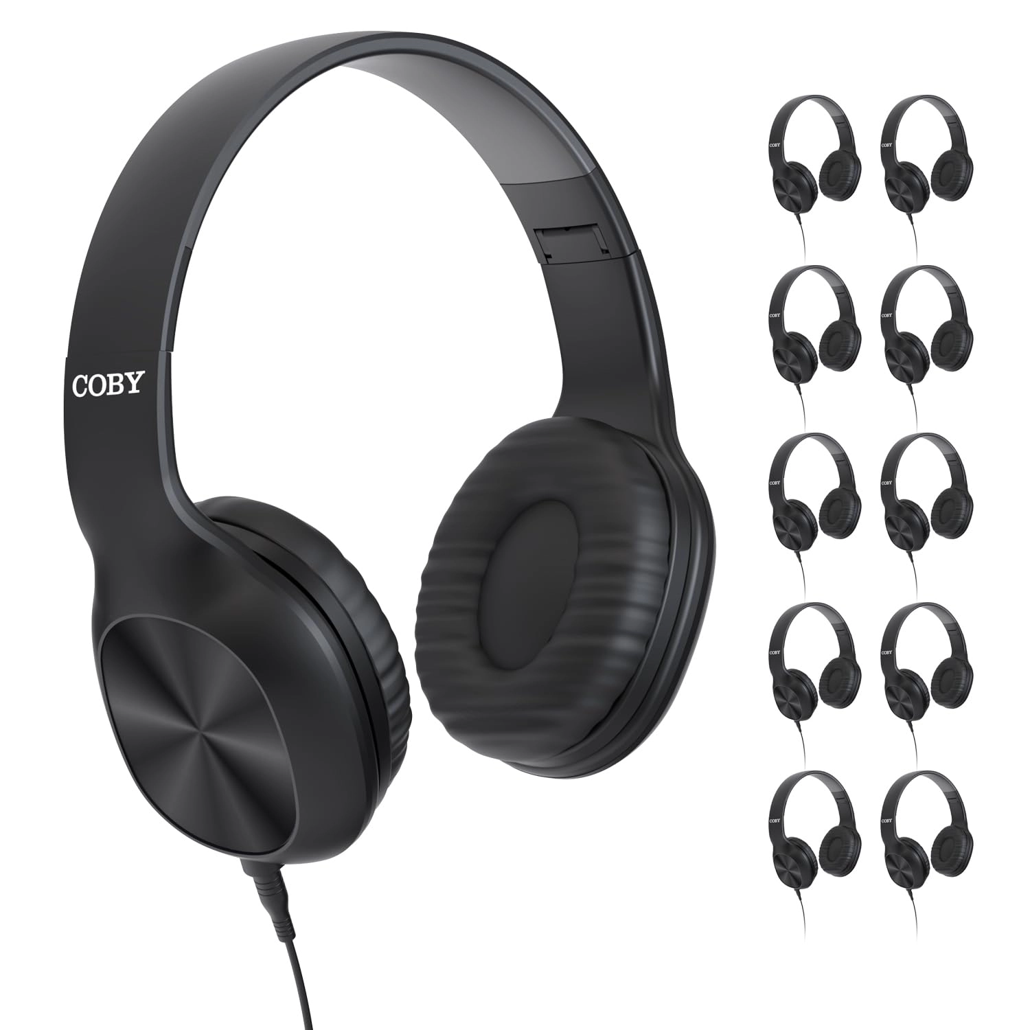 Summit Electronics LLC CVH833BK - Wired Headphone Bundle
