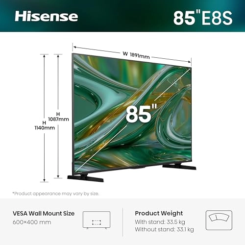 85E8S - 85 Inch