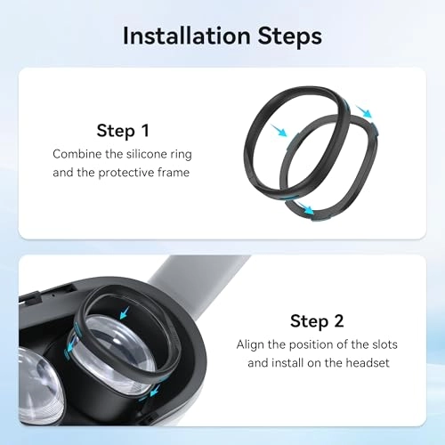 Anti-Scratch Silicone Camera Lens Protector for Oculus Quest 3S/Quest 2/Rift S