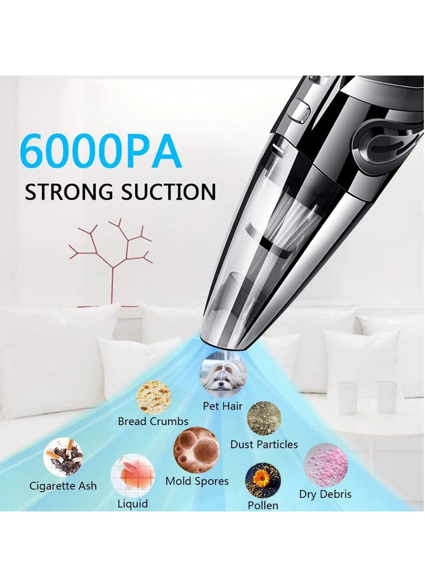 Handheld Vacuums - 2200mAh