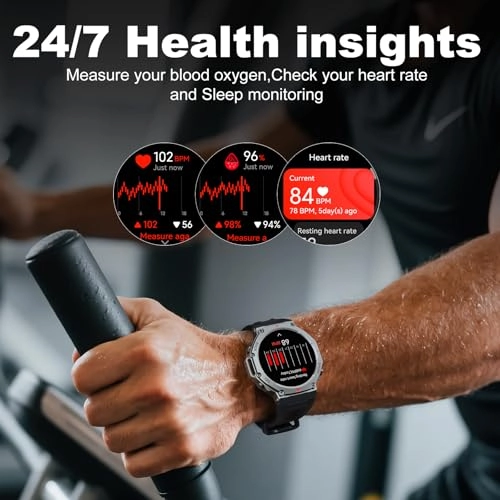 Rugged Smart Watch 46mm Metal GPS