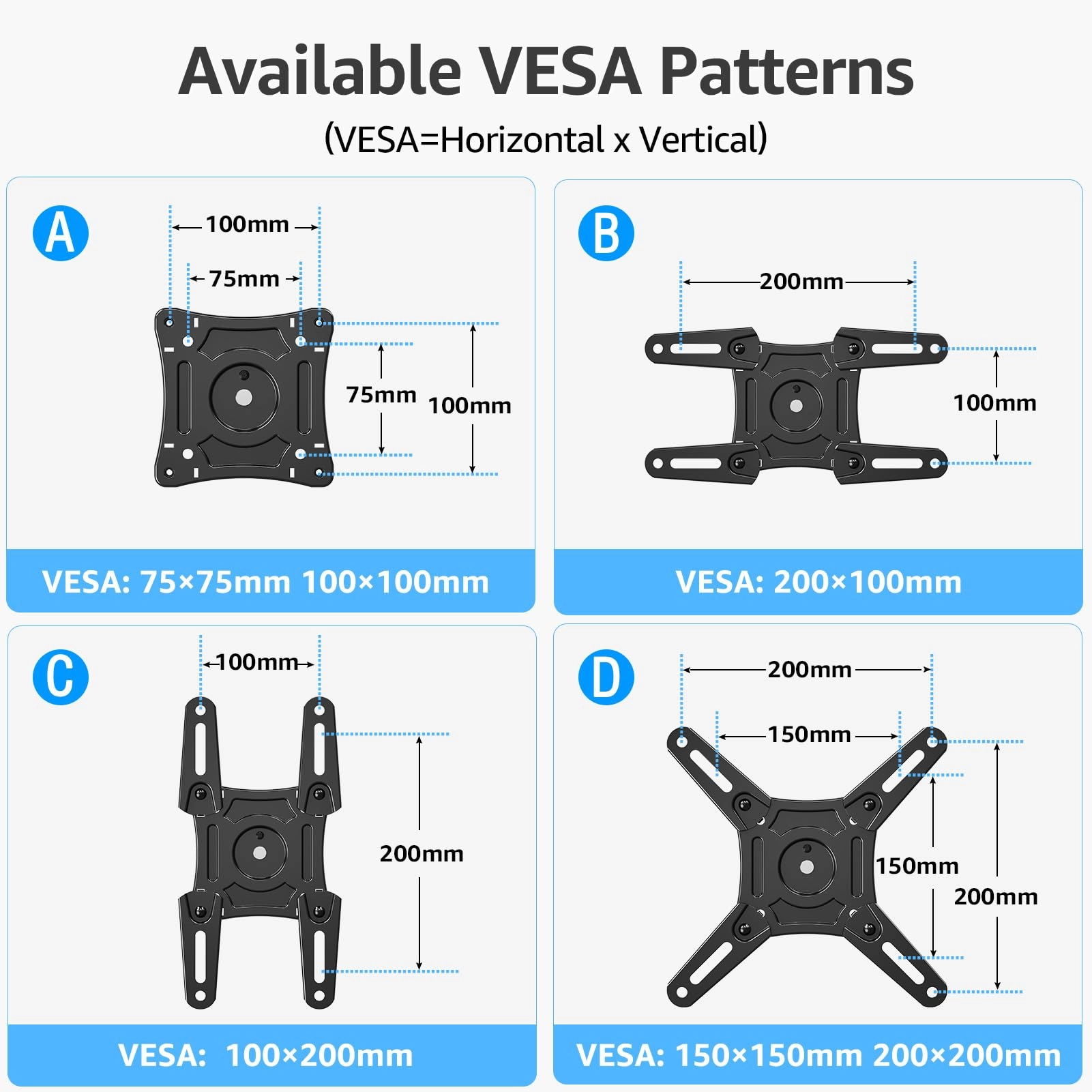 TV Wall Bracket - 15KG 14-42 Inch