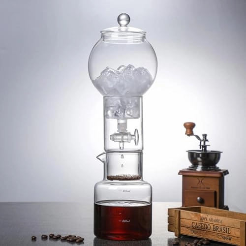 Cold Brew Drip Coffee Maker - 800ml High Borosilicate Glass