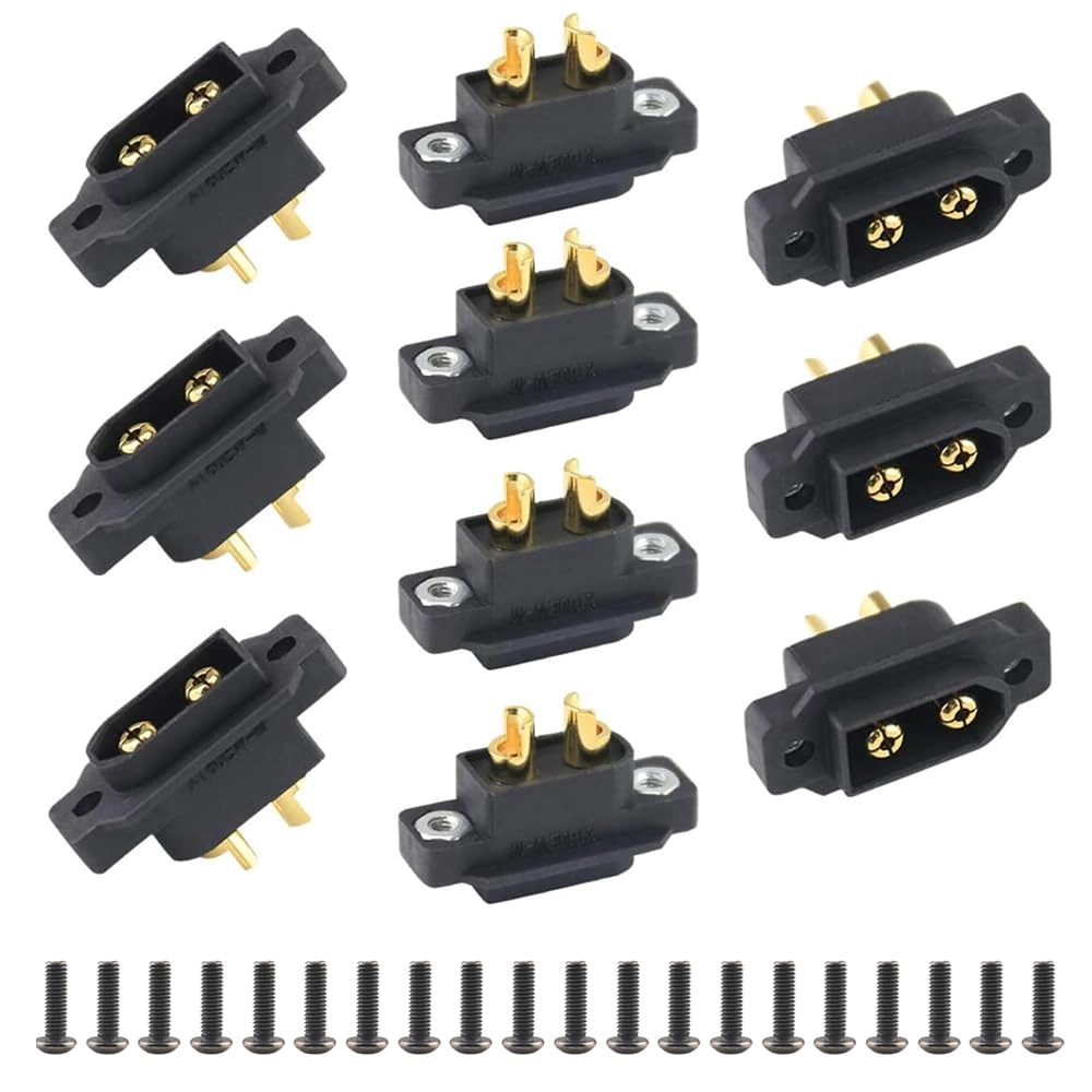Amass XT60EW-M - 10 PCS Black