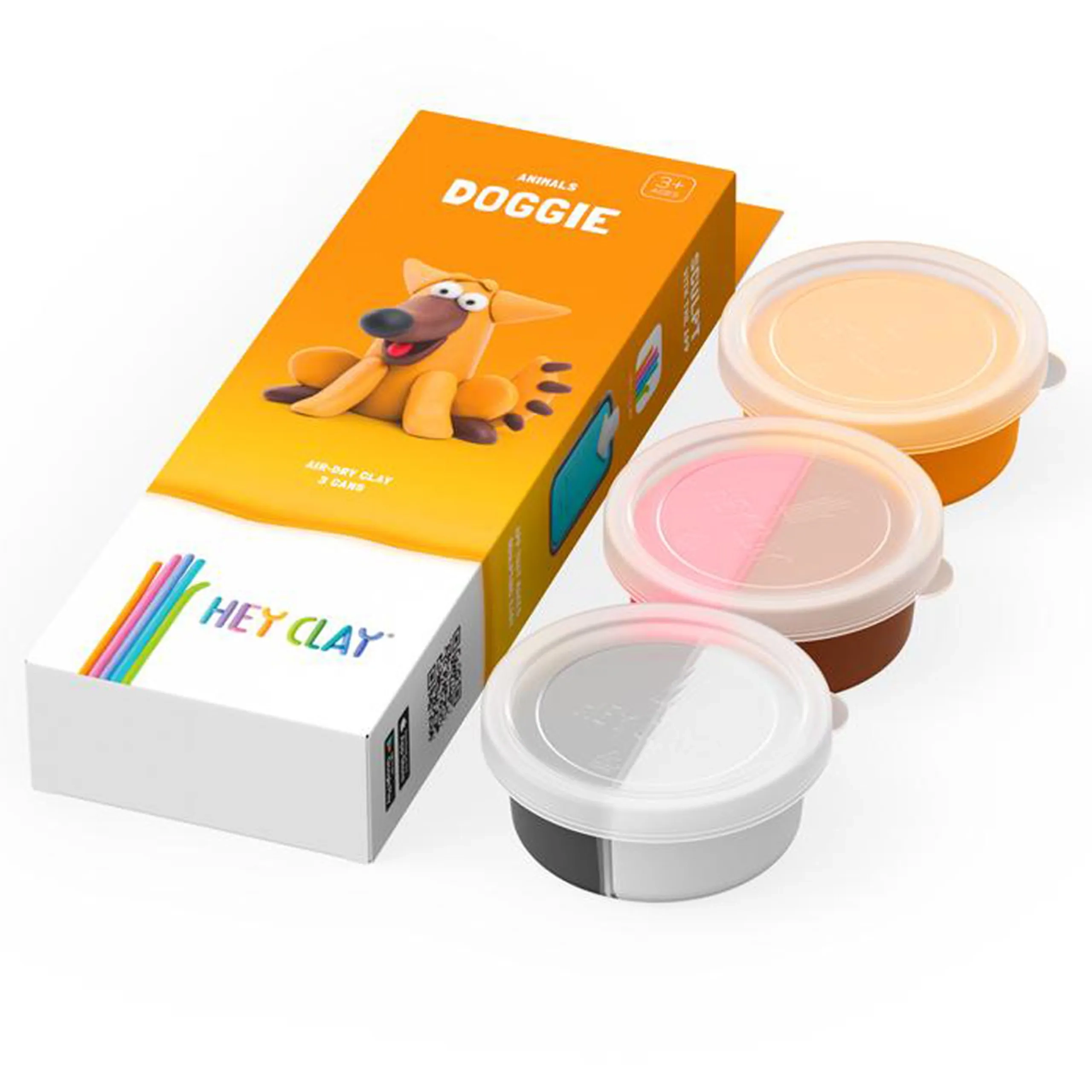 DIY Doggie Plastic Creative Modelling Air-Dry Clay - 3+ years 3 Cans