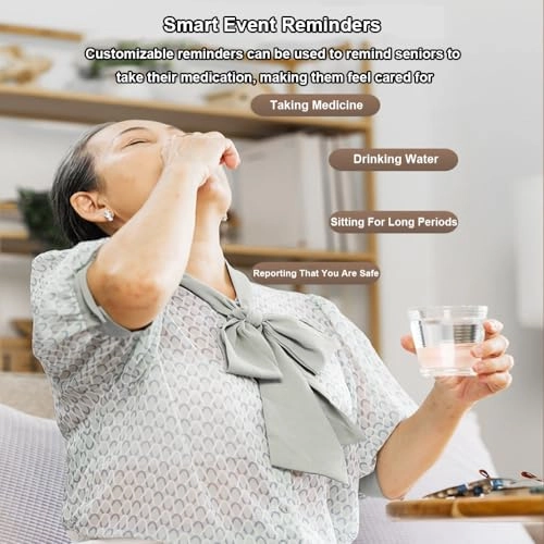 Fall Detection Smart Watch 40.5mm ABS + Silicone